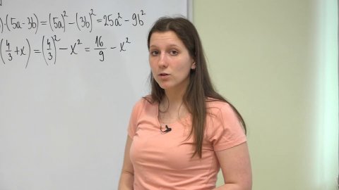Embedded thumbnail for Matematika, I. osztály, 55. óra, Tényezőkre bontás – Négyzetek különbsége és a binom négyzete