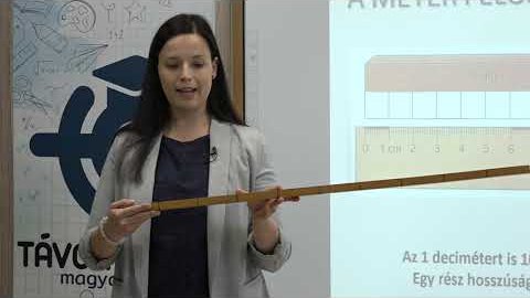 Embedded thumbnail for Matematika, 2. osztály, 25. óra, A hosszúság mérése, a méter
