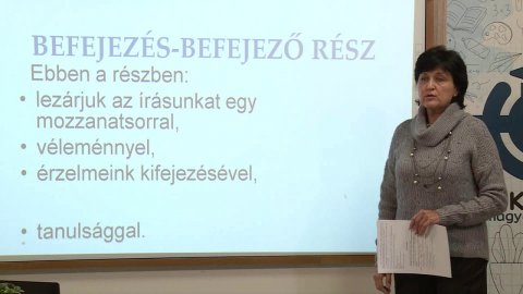 Embedded thumbnail for Magyar nyelv és irodalom, 3. osztály, 94. óra, Az elbeszélő fogalmazás