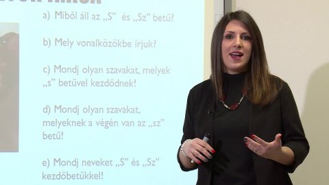 Embedded thumbnail for Magyar nyelv és irodalom, 1. osztály, 150. óra, Az E, É, S, Sz írott nagybetűk tanulása