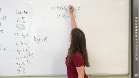 Embedded thumbnail for Matematika, I. osztály, 79. óra, Két változós lineáris egyenletrendszerek