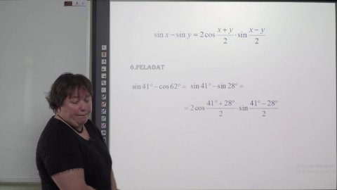 Embedded thumbnail for Matematika, II. osztály, 77. óra, Transzformációk, összeg és szorzat