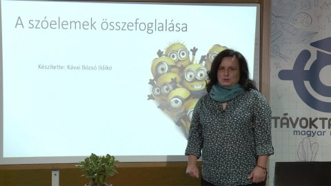 Embedded thumbnail for Magyar nyelv és irodalom, 5. osztály, 97. óra, A szóelemek összefoglalása