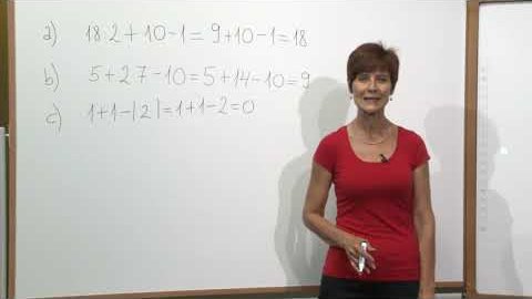 Embedded thumbnail for Matematika, 6. osztály, 6. óra, Az ellentett szám fogalma, az egész szám abszolút értéke